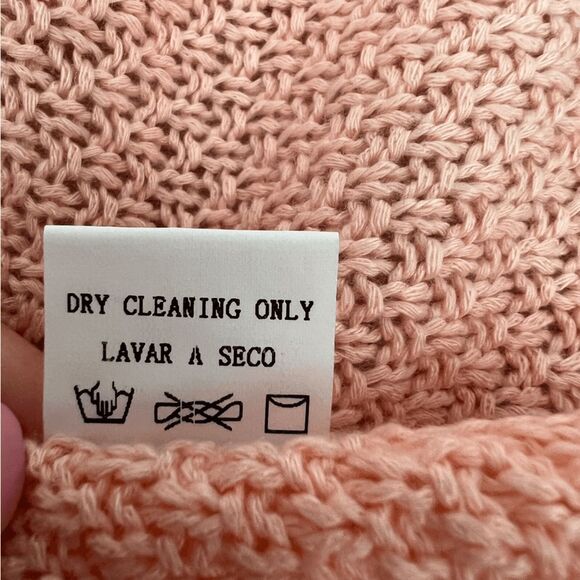 Stitch Fix Staccato Cardigan Sweater Womens Small/Medium Pink Peach Open Front - Picture 7 of 7